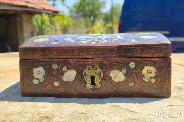 Много Рядка Кутия 17 век. Царска изработка Седев и месингова тел, снимка 11 - Антикварни и старинни предмети - 51357322