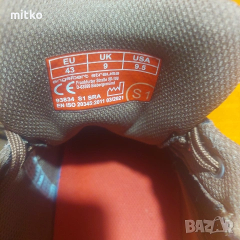 Работни обувки Engelbert Strauss, снимка 6 - Маратонки - 53444387