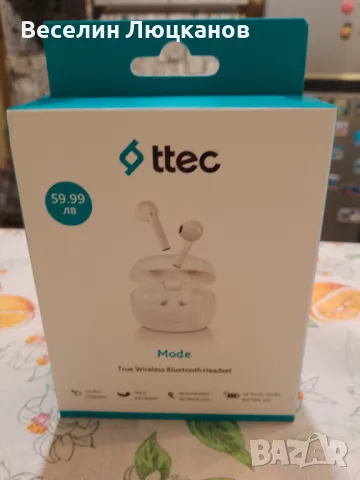 Безжични слушалки ttec Mode чисто нови, снимка 1 - Безжични слушалки - 48260214