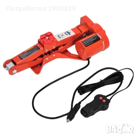 крик електрически 3 тона 130-420mm за кола джип бус с куфар 12v за запалка, снимка 3 - Аксесоари и консумативи - 54281007