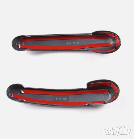 2 бр - Mercedes Benz Smart 2016-2021 капак за външна странична дръжка от карбонови влакна , снимка 12 - Части - 53225329