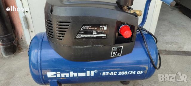 Компресор за въздух Einhell BT-AC 200/24 OF, снимка 2 - Компресори - 46609843