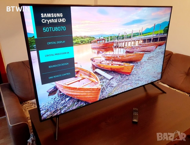 Телевизор - Samsung 50 ИНЧА - Smart - 4K Ultra HD - LED !, снимка 3 - Телевизори - 53925976