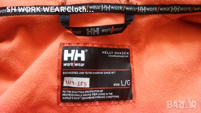 HELLY HANSEN 74012 Softshell Work Jacket размер L работен суичър W4-189, снимка 13 - Суичъри - 46337359