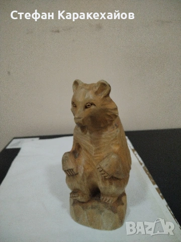 Дърворезба мечка , снимка 3 - Декорация за дома - 53613489