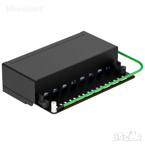 FGB CAT 7 пач панел, 8 порта, екраниран разпределителен панел  НОВ, снимка 5 - Други - 53013864