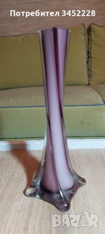 ваза стъкло височина 20см отлична , снимка 1