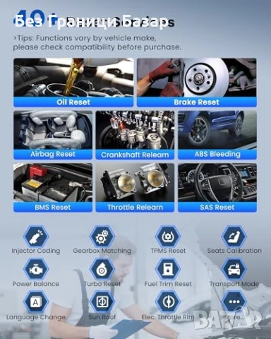 Нова MUCAR 892BT PRO AI OBD2 диагностика пълна система CAN FD DOIP кола сервиз, снимка 6 - Друга електроника - 53794017