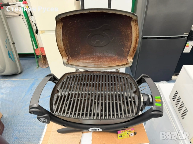 2402 weber барбекю bbq на ток   -цена 244.48 лв или 125 евро   tr6   -използвано / БЕЗ гаранция  - и, снимка 2 - Барбекюта - 53612144