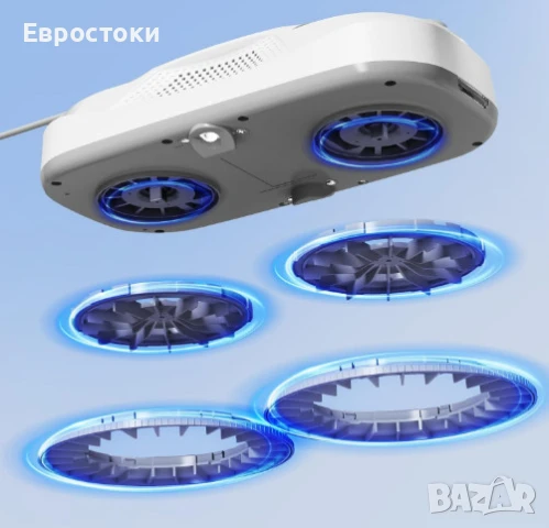 Робот за почистване на прозорци Tosima W5, двупосочно автоматично пръскане, снимка 3 - Прахосмукачки - 50812974