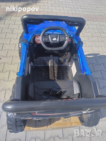 TEXAS акумулаторен джип FAST UTV син, снимка 5 - Детски велосипеди, триколки и коли - 53569336