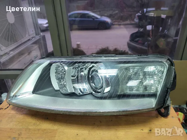 Ляв фар Ауди А6 C6 4F lqv fae audi a6 4ф xenon, снимка 3 - Части - 49277916