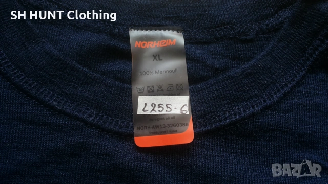 NORHEIM Thermo Underwear 100% Merino Wool размер L / XL термо блуза 100% Мерино вълна - 1895, снимка 6 - Екипировка - 53143782