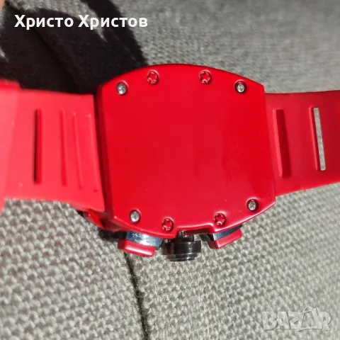 Мъжки луксозен часовник Richard Mille Limited Red Edition , снимка 6 - Мъжки - 47007914