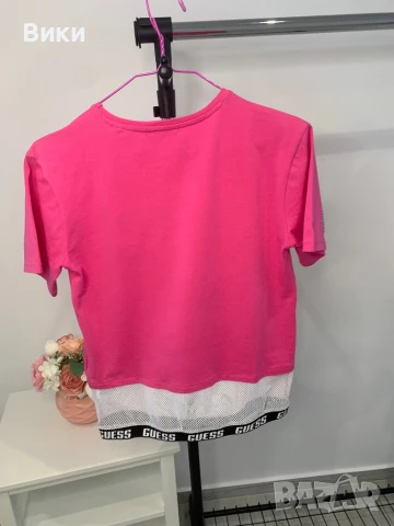 Нова тениска на Guess за 16г но е подходяща и за S размер , снимка 11 - Тениски - 50918259