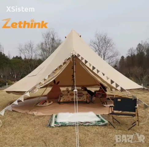 Глемпинг палатка Ф4 метра, снимка 4 - Палатки - 53239097