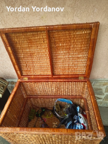 Плетен сандък , снимка 6 - Антикварни и старинни предмети - 53247207