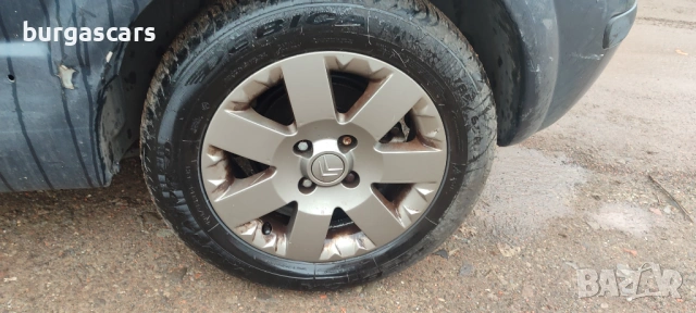 Алуминиеви джанти Citroen C3 Pluriel 15ки, снимка 3 - Гуми и джанти - 53120074