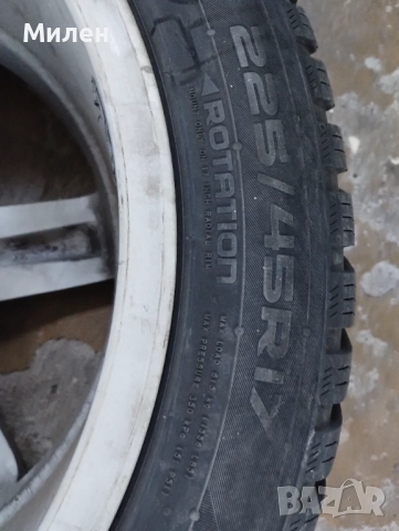 4 бр. Зимни гуми с джанти за БМВ е90