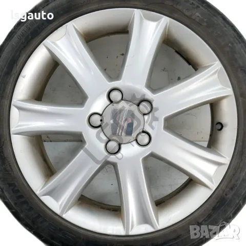 Алуминиеви джанти 5x112 с гуми R17 Seat Leon II 2005-2012 ID:146761, снимка 4 - Гуми и джанти - 50374526