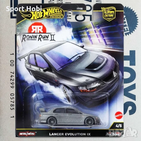 Hot Wheels Mitsubishi Lancer Evolution IX, снимка 5 - Колекции - 52660208