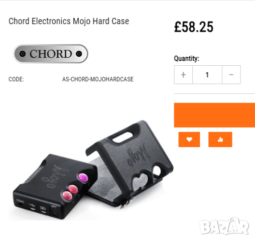 Оригинален Chord Electronics Mojo Hard Case ОЕМ, снимка 2 - Аудиосистеми - 45022742