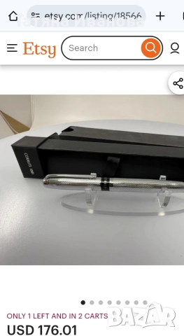 Химикалка CERRUTI 1881, снимка 4 - Антикварни и старинни предмети - 52626055