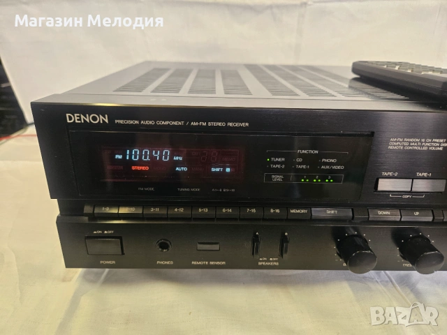 Стерео ресивър Denon DRA-425 – Отлично състояние + Оригинално дистанционно, снимка 8 - Ресийвъри, усилватели, смесителни пултове - 50201586