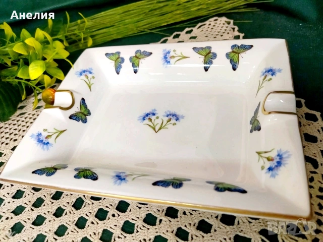 England пепелник с пеперуди Нов, снимка 2 - Други стоки за дома - 54221609