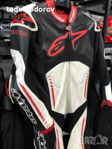 Кожен мото екип ALPINESTARS ATEM V2,1част,48-S,гърбица,слайдери, снимка 3 - Аксесоари и консумативи - 47207296