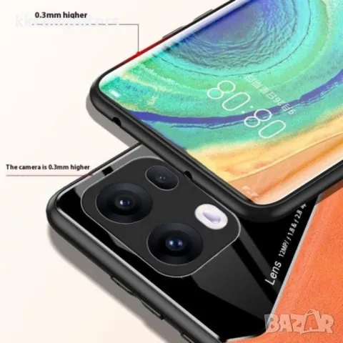 Oppo Find X8 Pro 5G Удароустойчив Cloth Texture Кожен Калъф и Протектор, снимка 5 - Калъфи, кейсове - 49823107