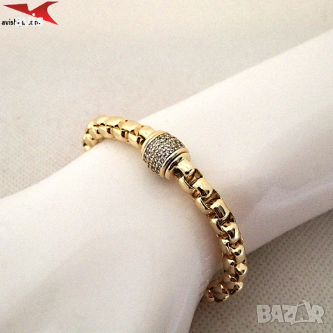 Гривна с 14К златно покритие 234867, снимка 3 - Гривни - 53854095