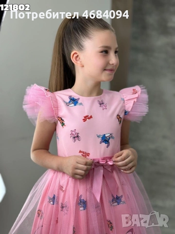 Рокля Лило и Стич , снимка 2 - Детски рокли и поли - 53111030