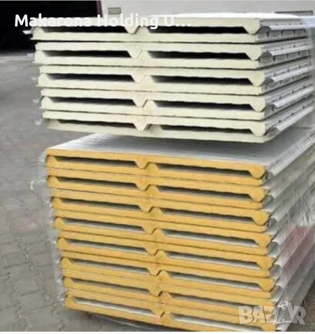 Покривен термопанел бял 4см 3 ребра, снимка 3 - Строителни материали - 51505382