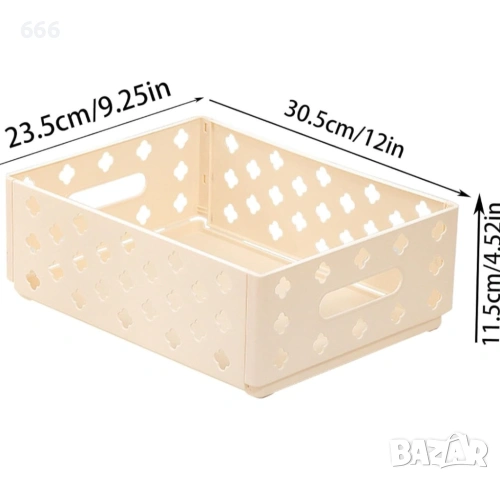 4 бр Кошници за съхранение, снимка 5 - Други стоки за дома - 53601283