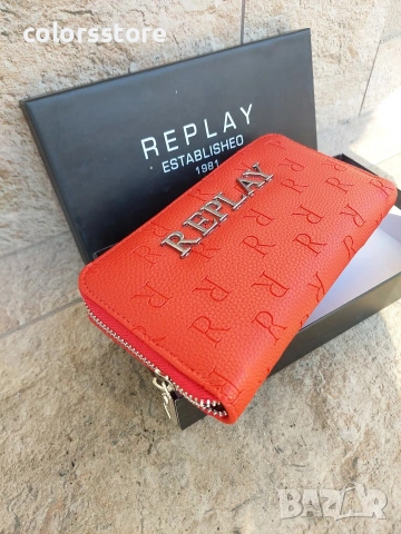 Чирвено портмоне Replay - SG60, снимка 4 - Портфейли, портмонета - 46678925