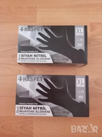 HASPET нитрил ръкавици без талк размер XL 100 броя Nitrile gloves, снимка 1