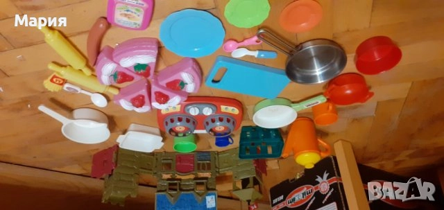 Дървена детска кухня с аксесоари, снимка 15 - Играчки за стая - 52822978
