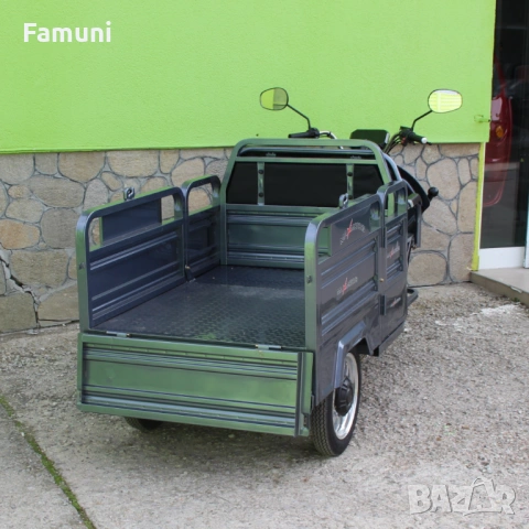 Електрическа товарна триколка GoPro 2000W Сива, снимка 5 - Мотоциклети и мототехника - 54145006