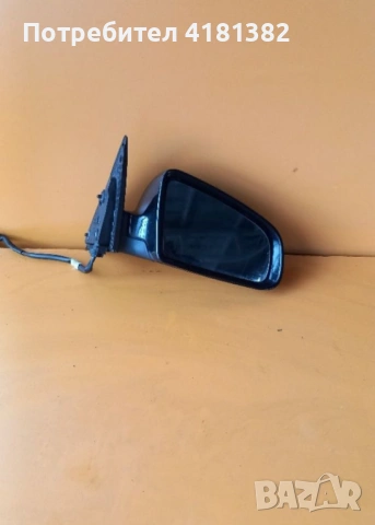 Audi A6 4F C6 Седан комби дясно огледало LZ9Y PHANTOMSCHWARZ, снимка 2 - Части - 53250078