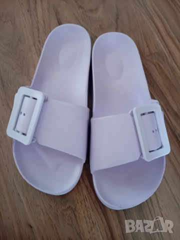 Джапанки от EVA пяна Нови- 37 номер, стелка 23см, снимка 2 - Джапанки - 50730111