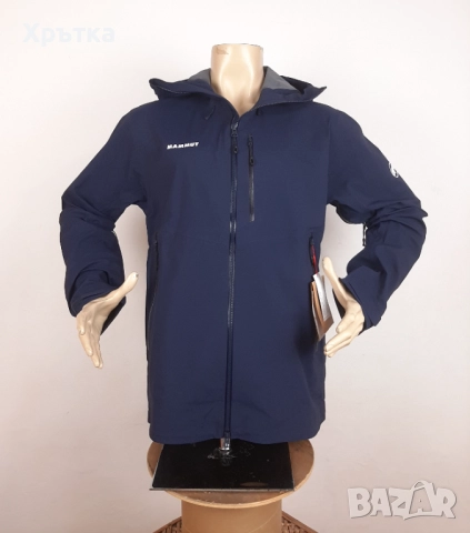 Mammut Alto Guide HS - Оригинално мъжко хардшел яке размер L, снимка 6 - Якета - 51799933