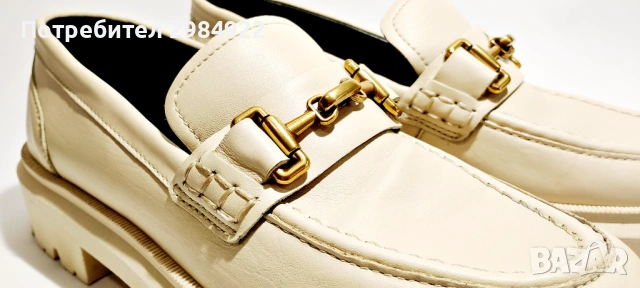 Обувки Massimo Dutti кравешка кожа номер 37 Стелка 24cm , снимка 4 - Дамски ежедневни обувки - 53297628