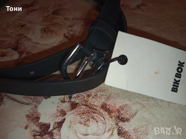 BIK BOK Нов Дамски Кожен Колан 115см, снимка 6 - Колани - 52777156
