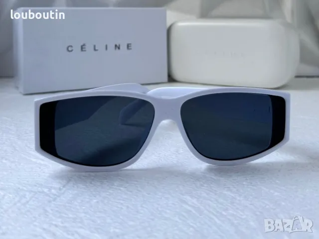 Celine 2024 дамски слънчеви очила бели черни, снимка 4 - Слънчеви и диоптрични очила - 47085018