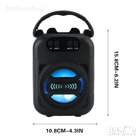Преносим Bluetooth високоговорител , снимка 7 - Bluetooth тонколони - 45667990