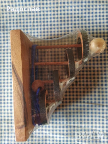 логически дървен пъзел, снимка 3 - Пъзели - 50857251