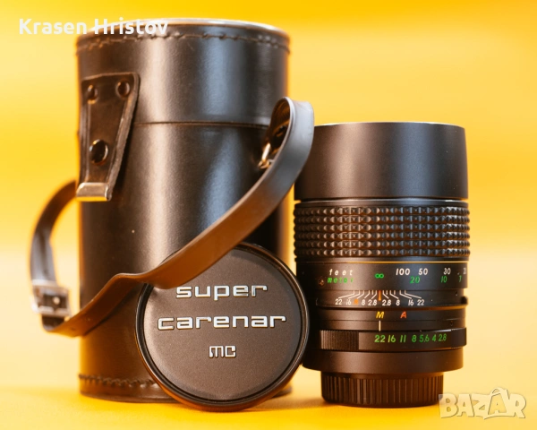 Carena Super Carenar MC 135mm f/2.8 (резба M42), снимка 6 - Обективи и филтри - 54016759