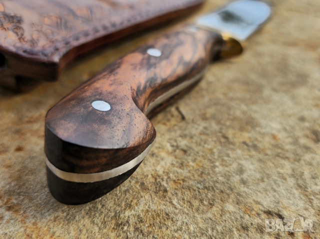 Ръчно изработен нож Орех , снимка 3 - Ножове - 52322880