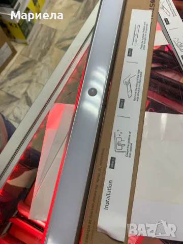 Безжична магнитна LED лампа с датчик 45см. / 2500mAh / Лампа Под Шкаф / Лампа за Гардероб, снимка 8 - Лед осветление - 49315349